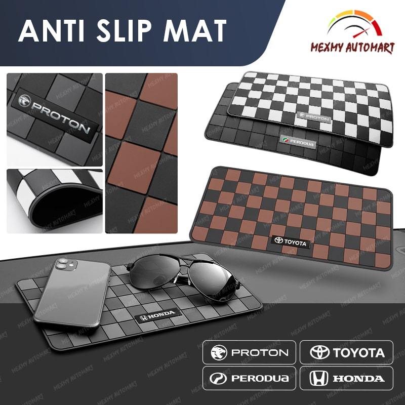 PROTON PERODUA HONDA TOYOTA Car Dashboard Anti Slip Mat Pad Tissue Box ...