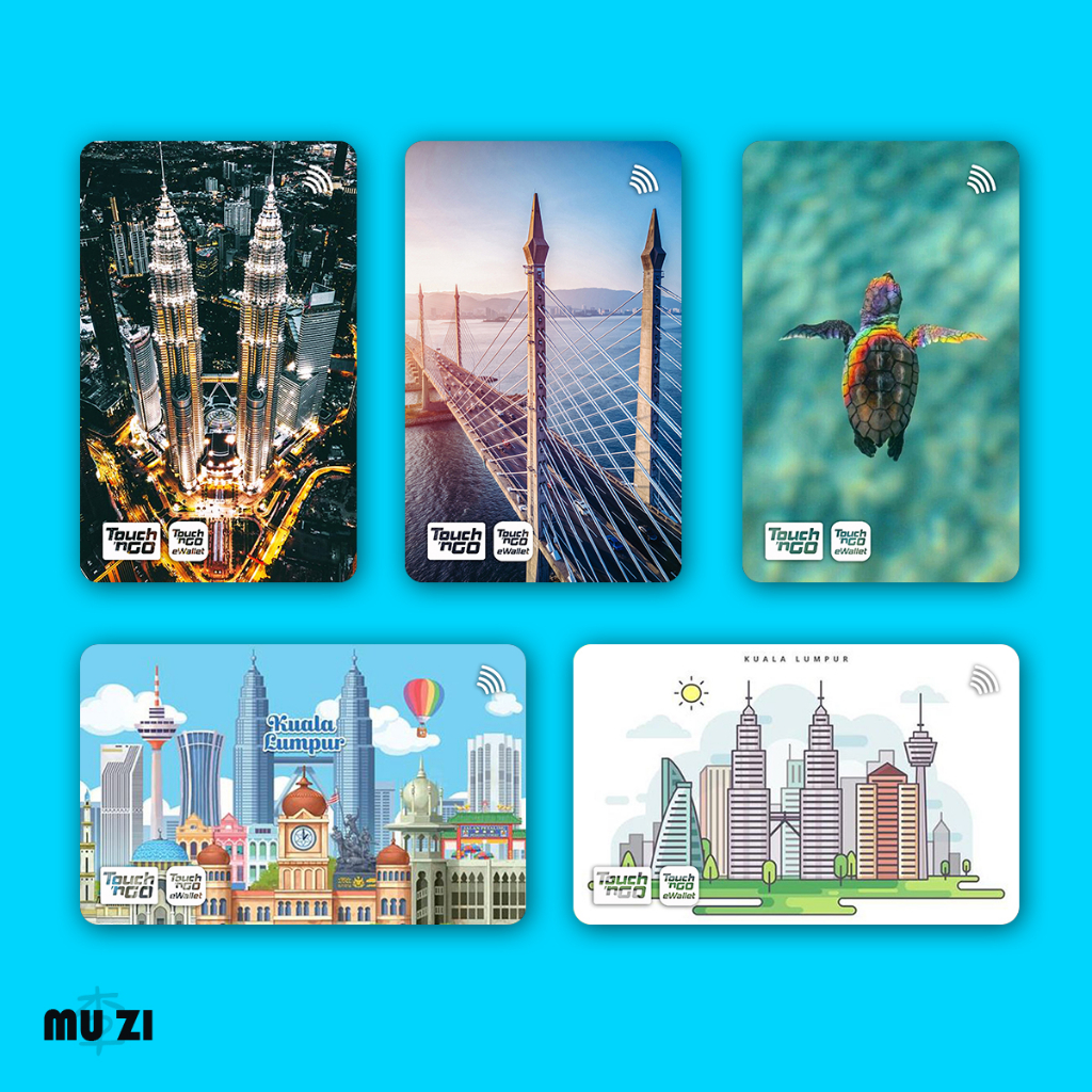 KLCC TnG Card STICKER NFC STICKER Waterproof Thick Hard Material KLCC ...