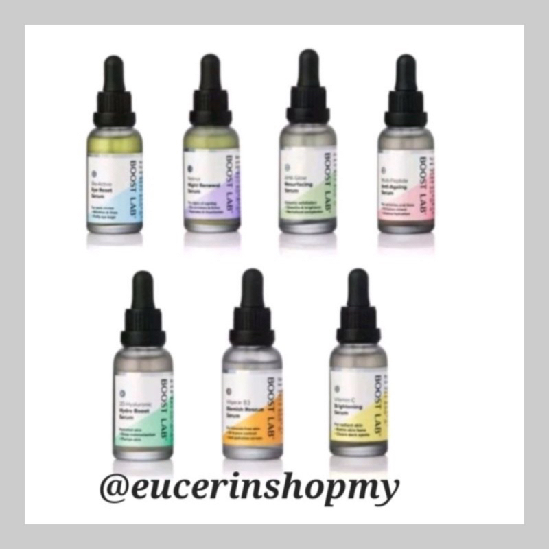 Boost Lab (Exp 12/2026)Aha Glow Resurfacing/Night/Eye Reset 30ml ...