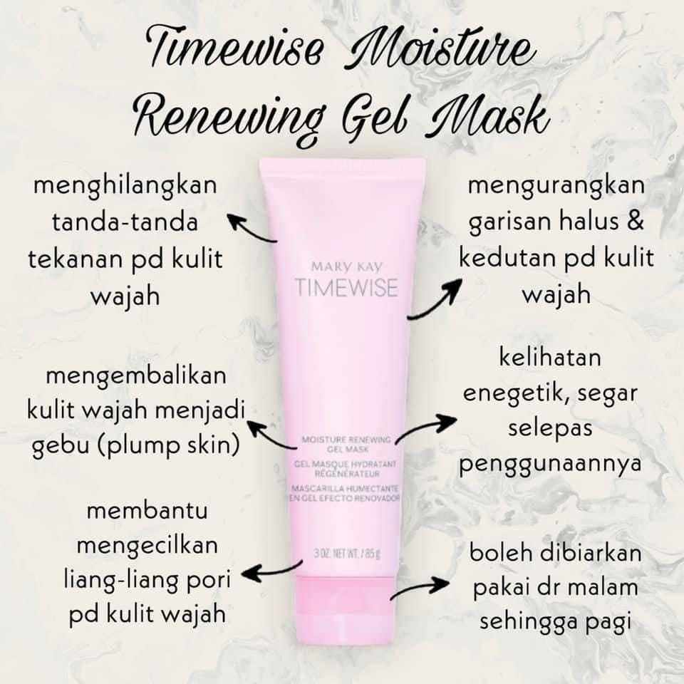 Mary Kay Timewise Moisture Renewing Gel Mask Sleeping Mask 85g Shopee Singapore 1582