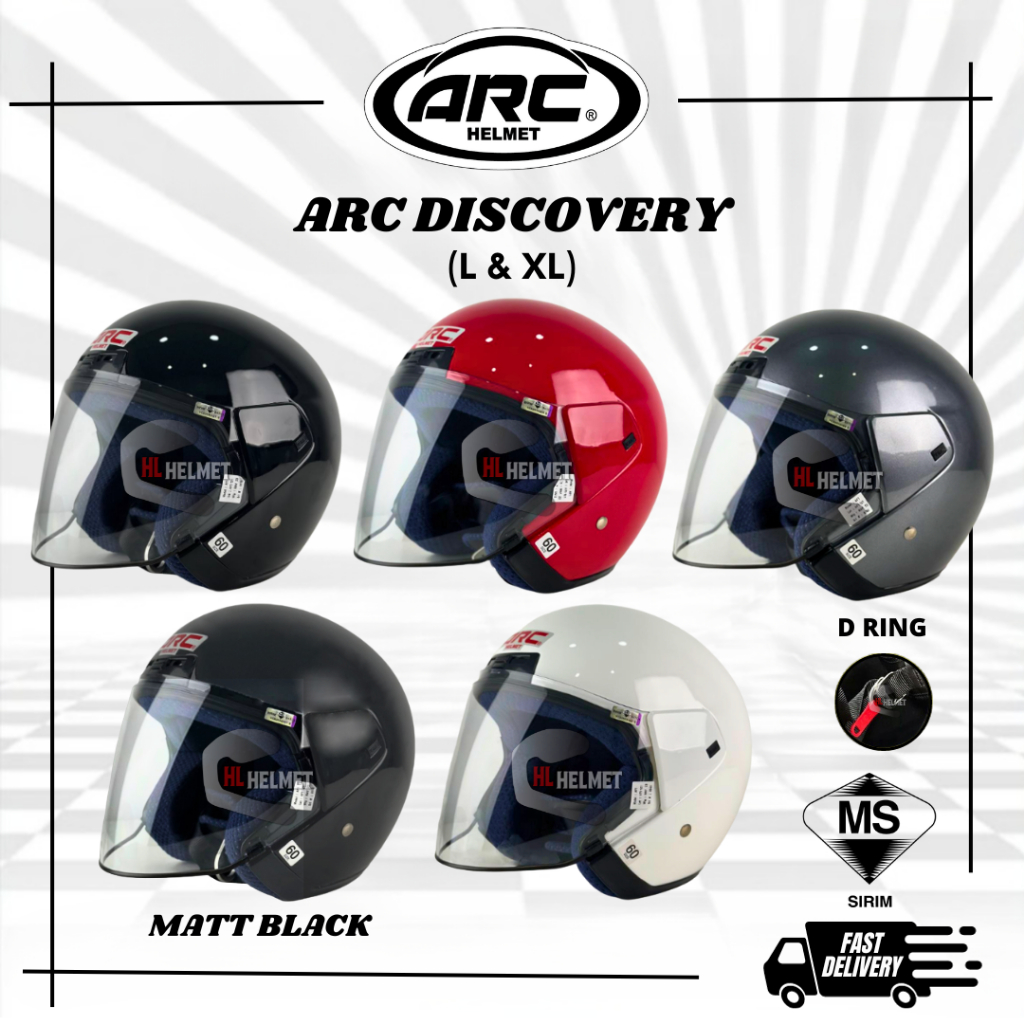 ARC DISCOVERY HELMET ARC FIBERGLASS ORIGINAL ( HELMET ARC DISCOVERY