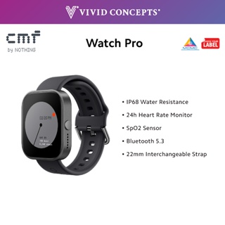 Nothing Watch Pro, 1.96 AMOLED BT calling with GPS, Smartwatch