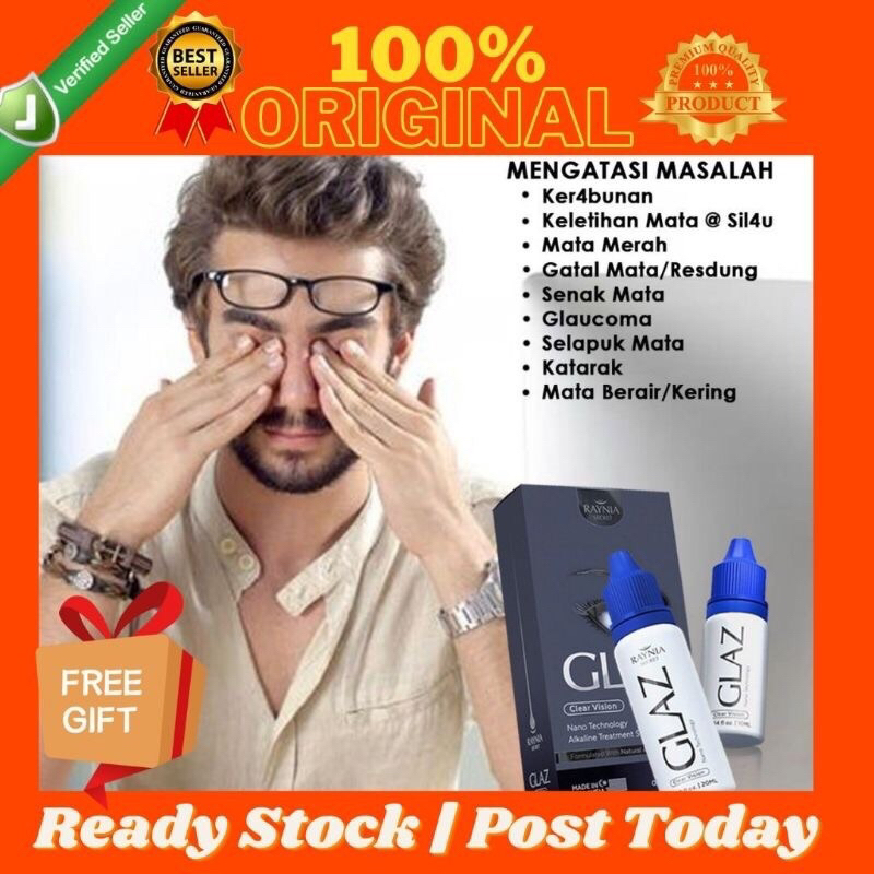 Glaz Eye Drop ubat Mata - Rawat Mata Rabun, Silau, Katarak, Glaukoma ...