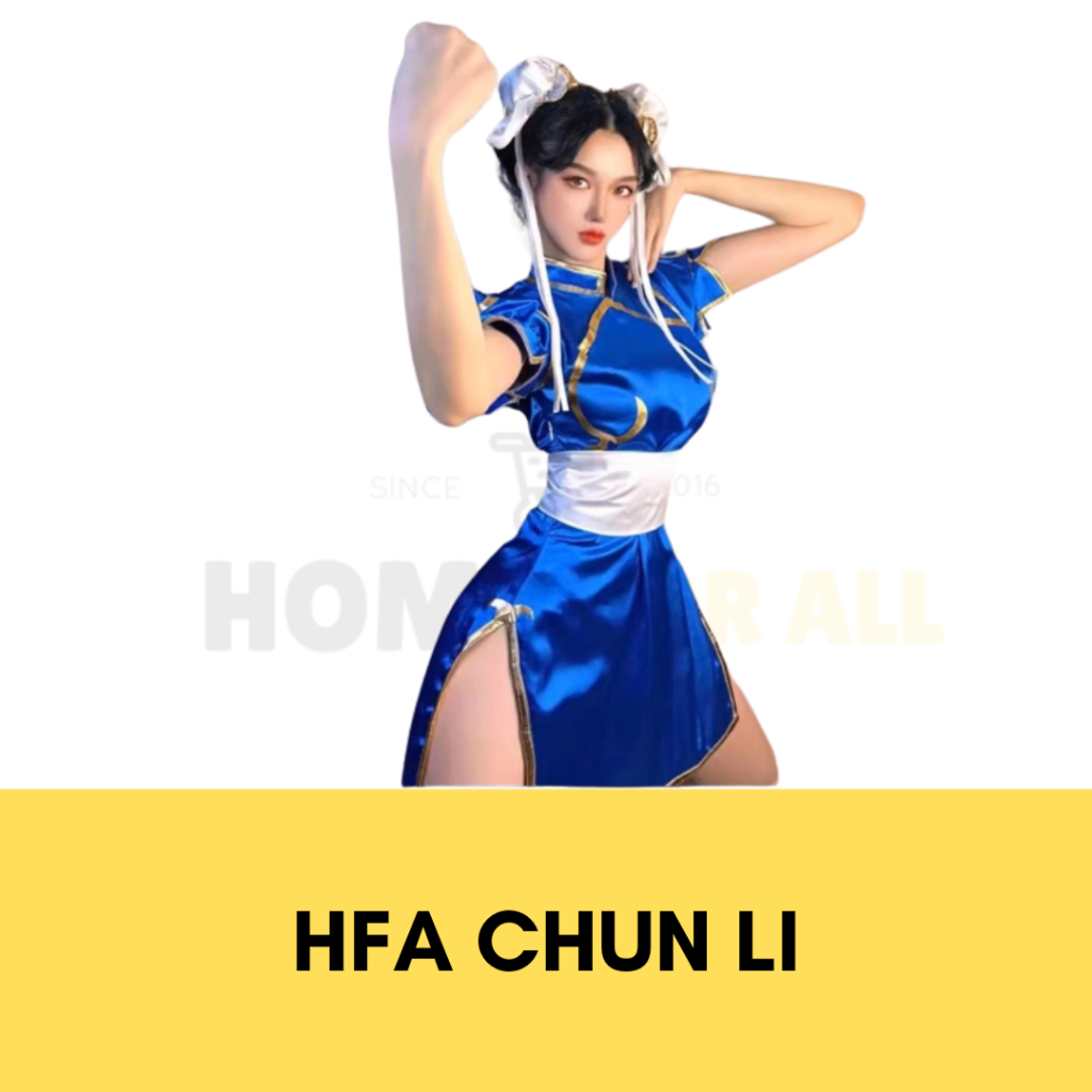 Adult Anime Cosplay Dress Up Costume Baju - Street Fighter Chun Li ...