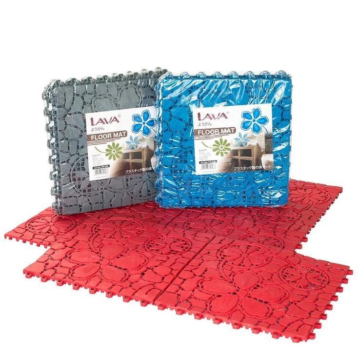 6 PCS AntiSlip Rubber Floor Mat DIY Bathroom Toilet Rubber Floor Mat
