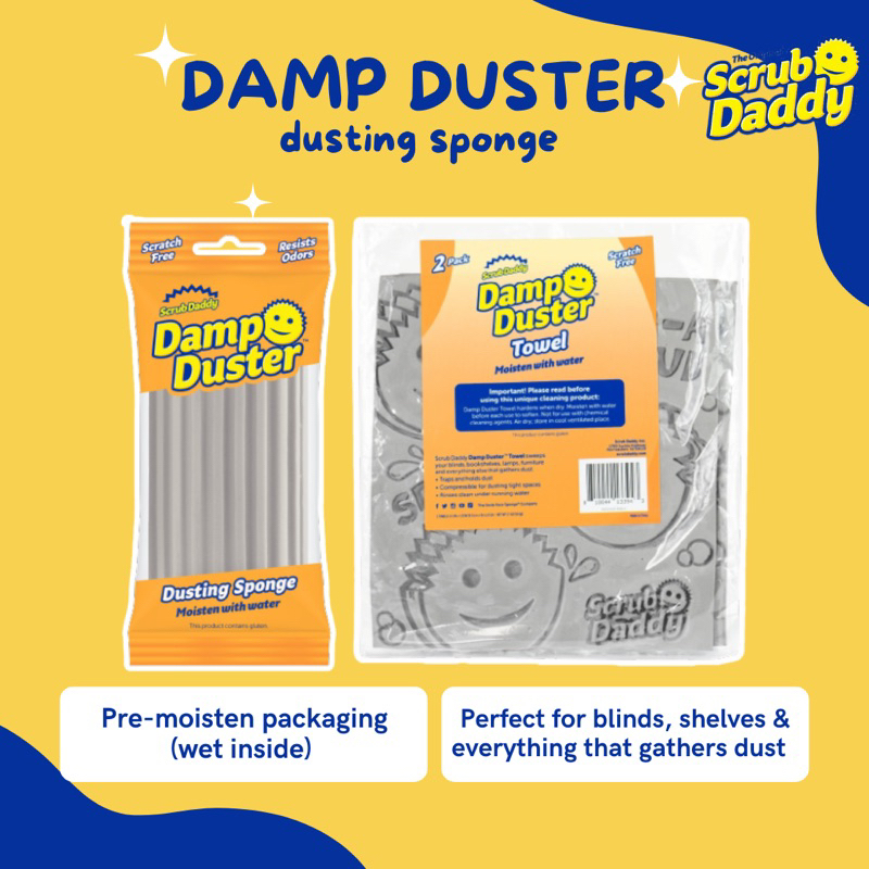 Scrub Daddy Damp Duster Sponge -  Denmark