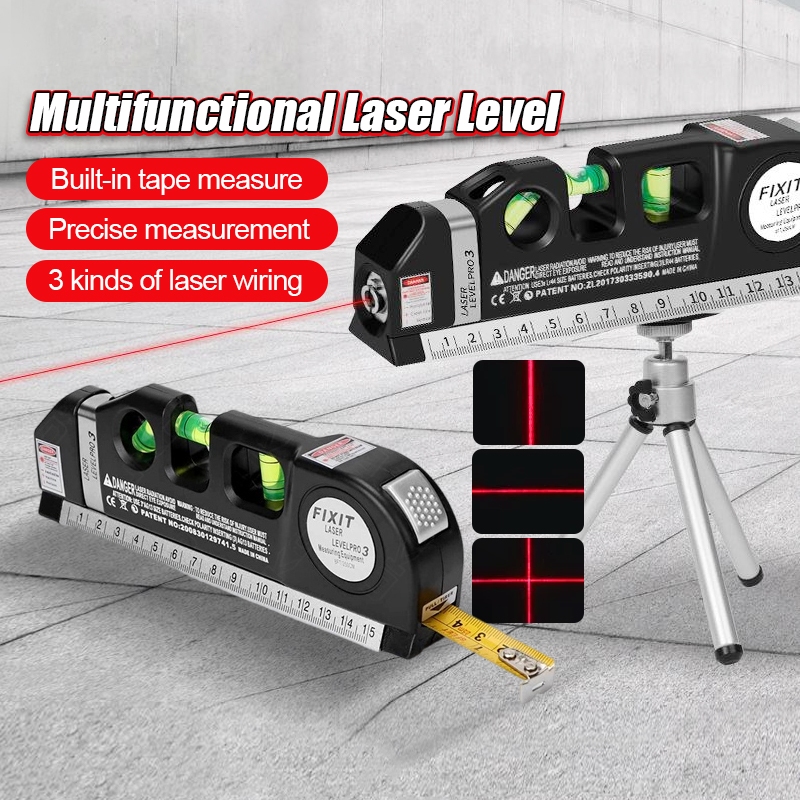 4 in 1 Infrared Laser Level With Tripod Horizontal Vertical Cross laser ...