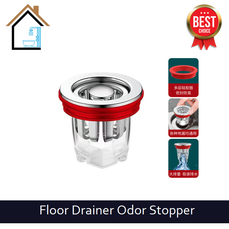 Floor Drain Backflow Preventer One Way Drain Valves Odor Stopper ...