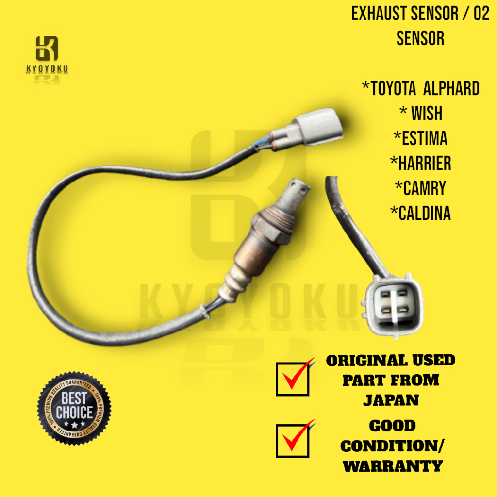 KYOYOKU - O2 SENSOR TOYOTA ALPHARD WISH ESTIMA HARRIER CAMRY CALDINA ...
