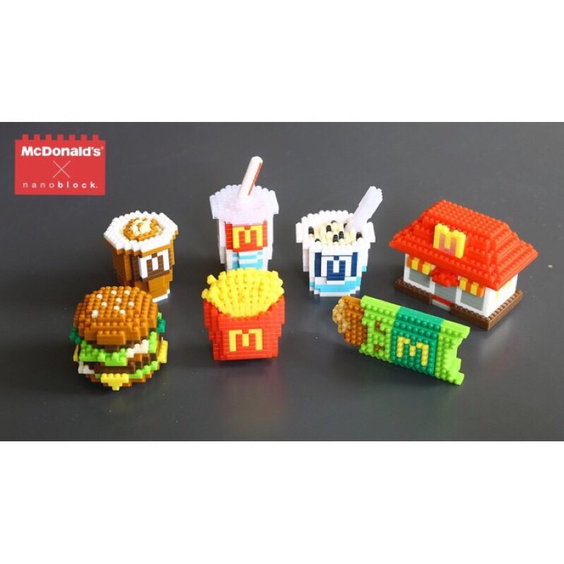 McDonald's Food Icons X Nanoblock (Fullset) | Shopee Singapore