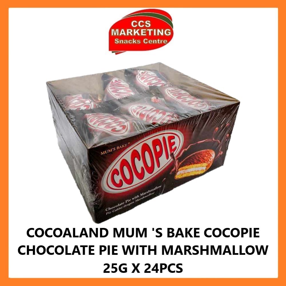 CCS Cocoaland Mum 's Bake Cocopie Chocolate / Dark Chocolate Pie