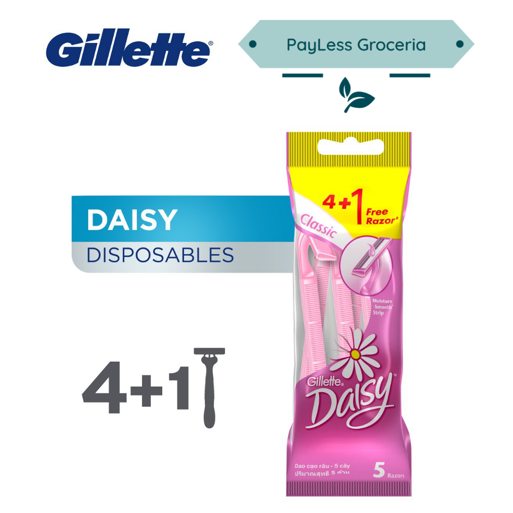 Gillette Daisy Classic Disposable Razor (5 Pcs)