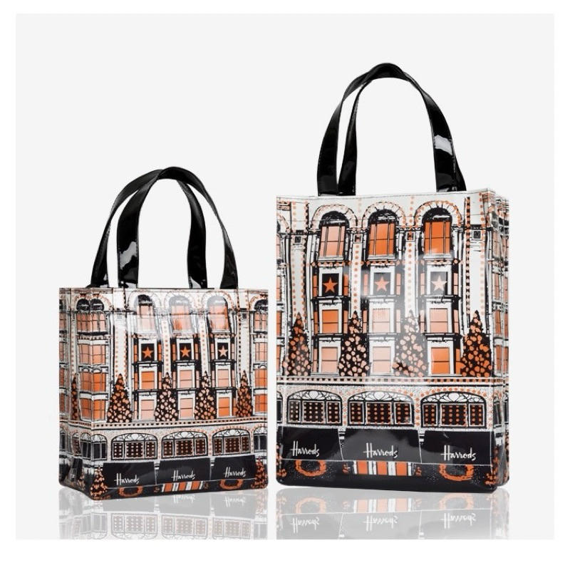 Harrods PVC Shopper Bag Small Medium