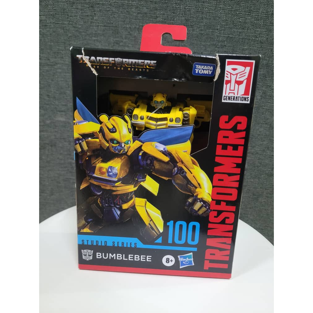 Transformers Studio Series Deluxe Class 100 Bumblebee Toy, Rise Of The ...