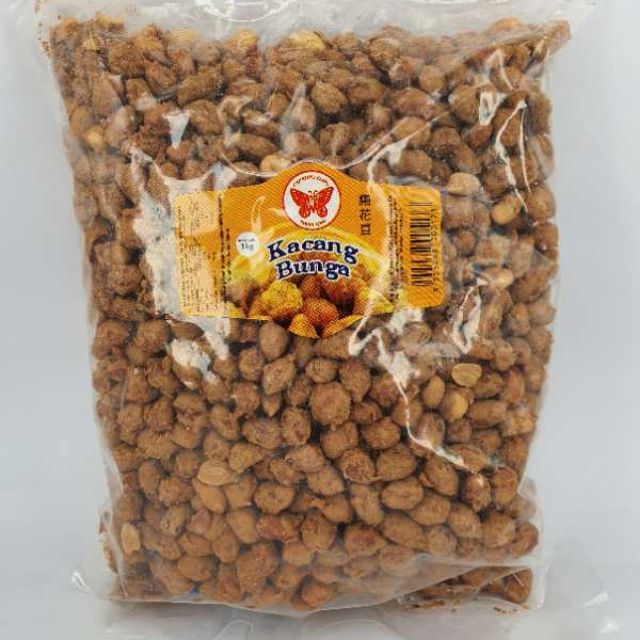 1kg HALAL Cap Rama Rama Kacang Bunga Four Coated Shandong Peanut Nut ...