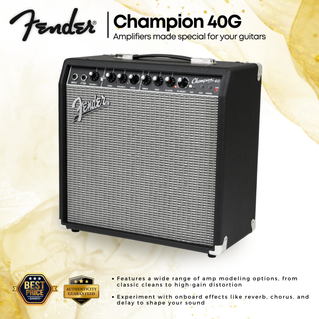 FENDER Champion 40G Guitar Combo Amplifier ( Champion 40 / Champion40 ...