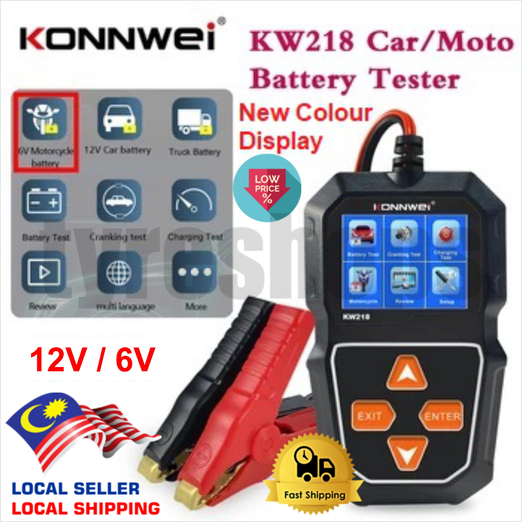 New Model KONNWEI Car Battery Tester CCA Load Tester Alternator Tester ...