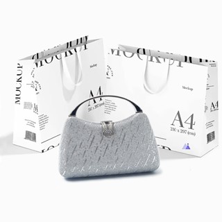 White hot sale sparkly bag