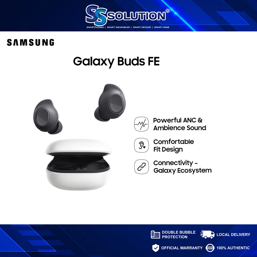 Samsung Galaxy Buds FE l Bluetooth v5.2 3 mics Built in l Active Noise Cancellation Enriched Bass Sound l