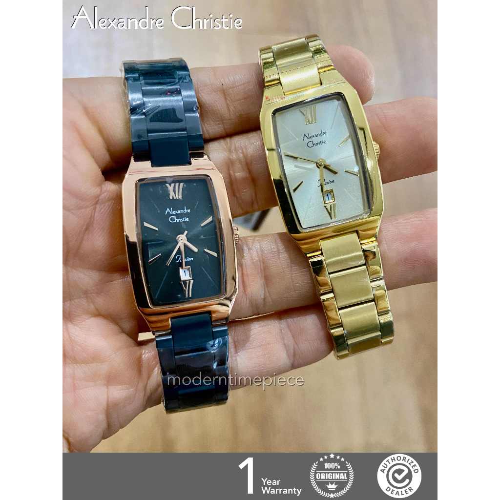 ALEXANDRE CHRISTIE AC2455 Stainless Steel Case Ladies Watch Shopee Singapore