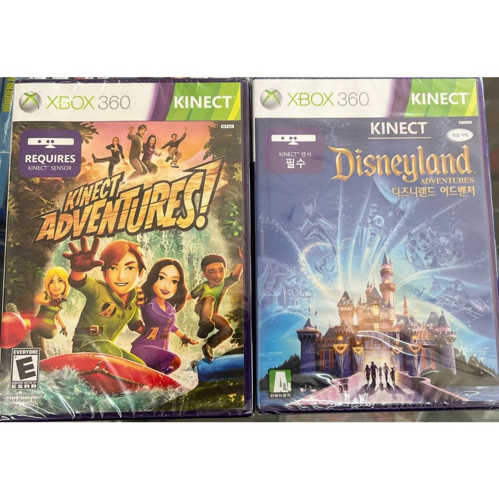 Microsoft Xbox 360 Kinect Game Lot Disneyland Adventures & Kinect Adventures  | Shopee Singapore