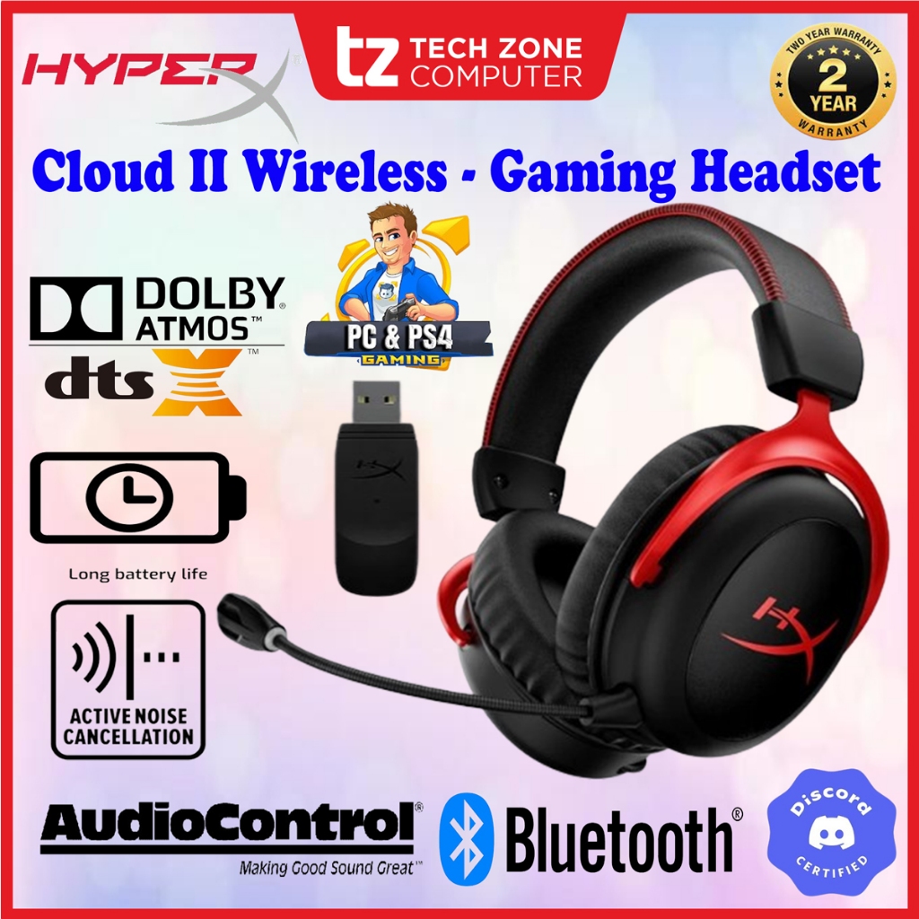Kingston HyperX Cloud II Wireless Gaming Headset 4P5K4AA Shopee Singapore