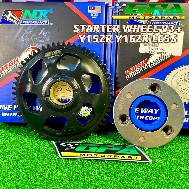 NLK PERFORMANCE RACING STARTER WHEEL V3+ ONE WAY BEARING Y15ZR Y16ZR ...