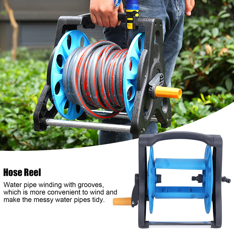 Garen ose Pipe Reel Rack Durable Hose Storage Reel with Crank and ...