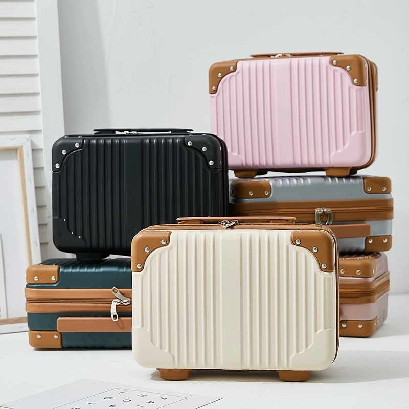 14 inch Box Make Up Bag Mini Suitcase Hand Carry Luggage, Cosmetic Bag 迷你行李箱