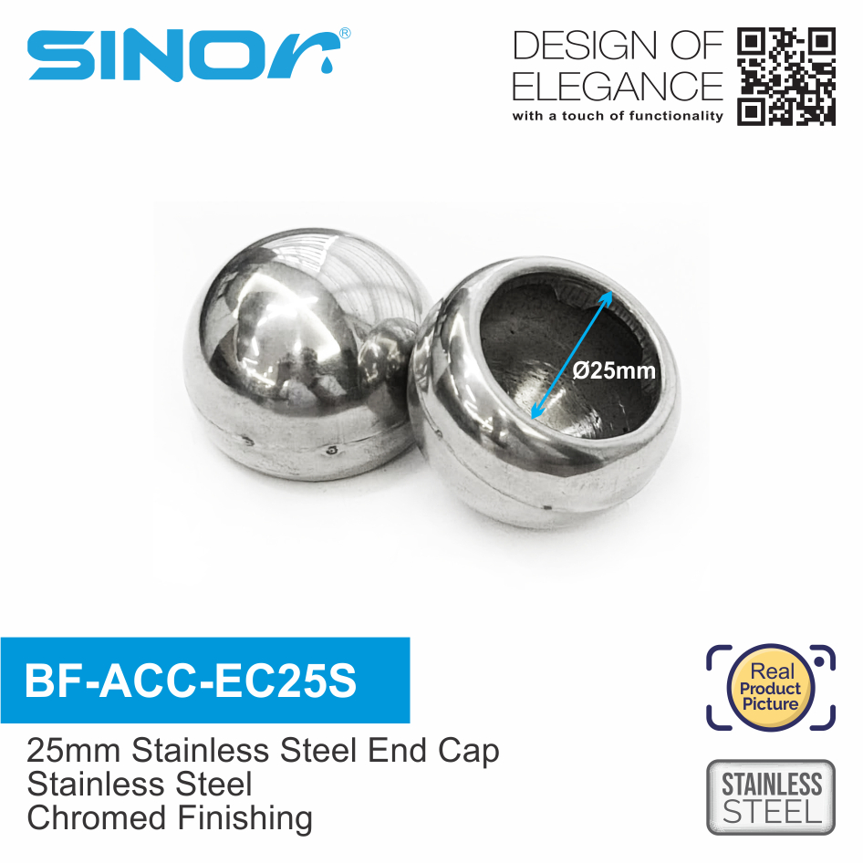 Sinor BF-ACC (2pcs/set) End Cap for Drying Rack Bar Penutup untuk Tiang ...