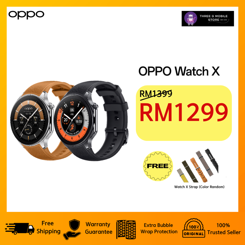 OPPO Watch X Up to 100 Hours in Smart Mode Precision Dual