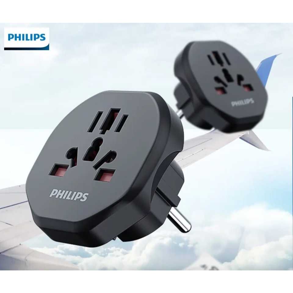 Philips Conversion plug converter 3 Pin plug fuse Universal Multi Power ...