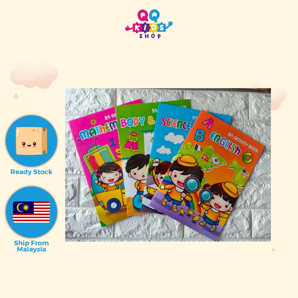 B5 Preschool Education Activity Book Learning Book For Kids Buku ...