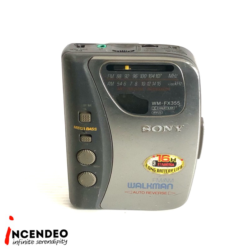 Retro SONY Walkman MEGA BASS Portable Radio Cassette Tape Player WM ...