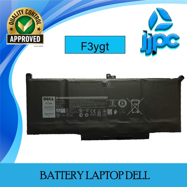 DELL LATITUDE 7280 7380 7480 7490 60WHR PRIMAR BATTERY F3YGT ...