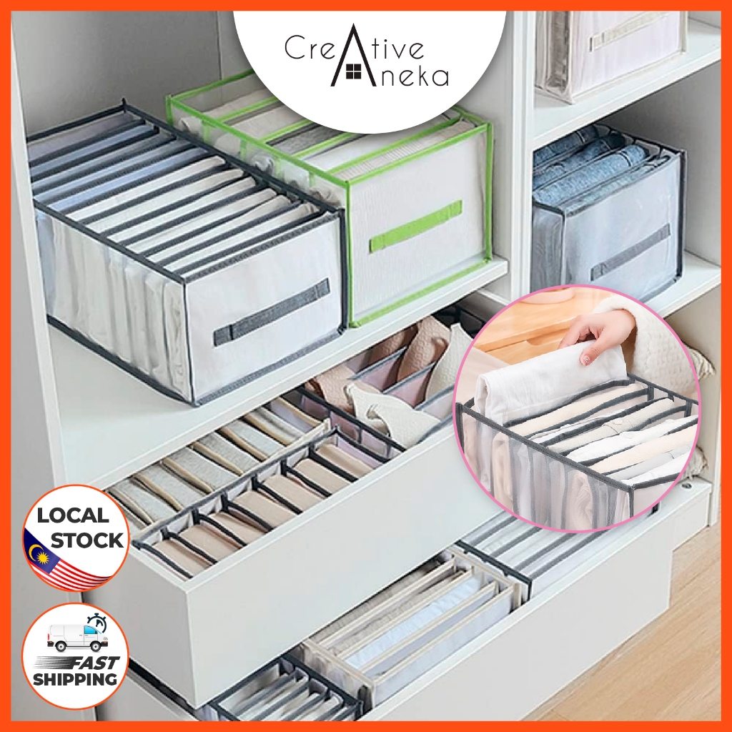 Wardrobe Cloth Organiser Large Compartment for Jeans, Pant, Shirt ...