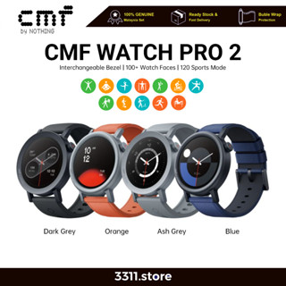 CMF Watch Pro 2 Interchangeable Bezel 100 Watch Faces 120 Sports Mode AMOLED GPS 11 Day Shopee Singapore