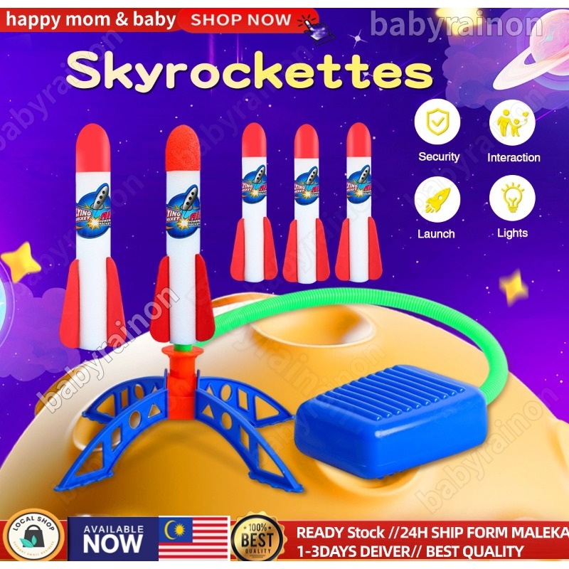 Rocket Toys For Kid Air Rocket Launcher Toys Outdoor Child Play Toy ...