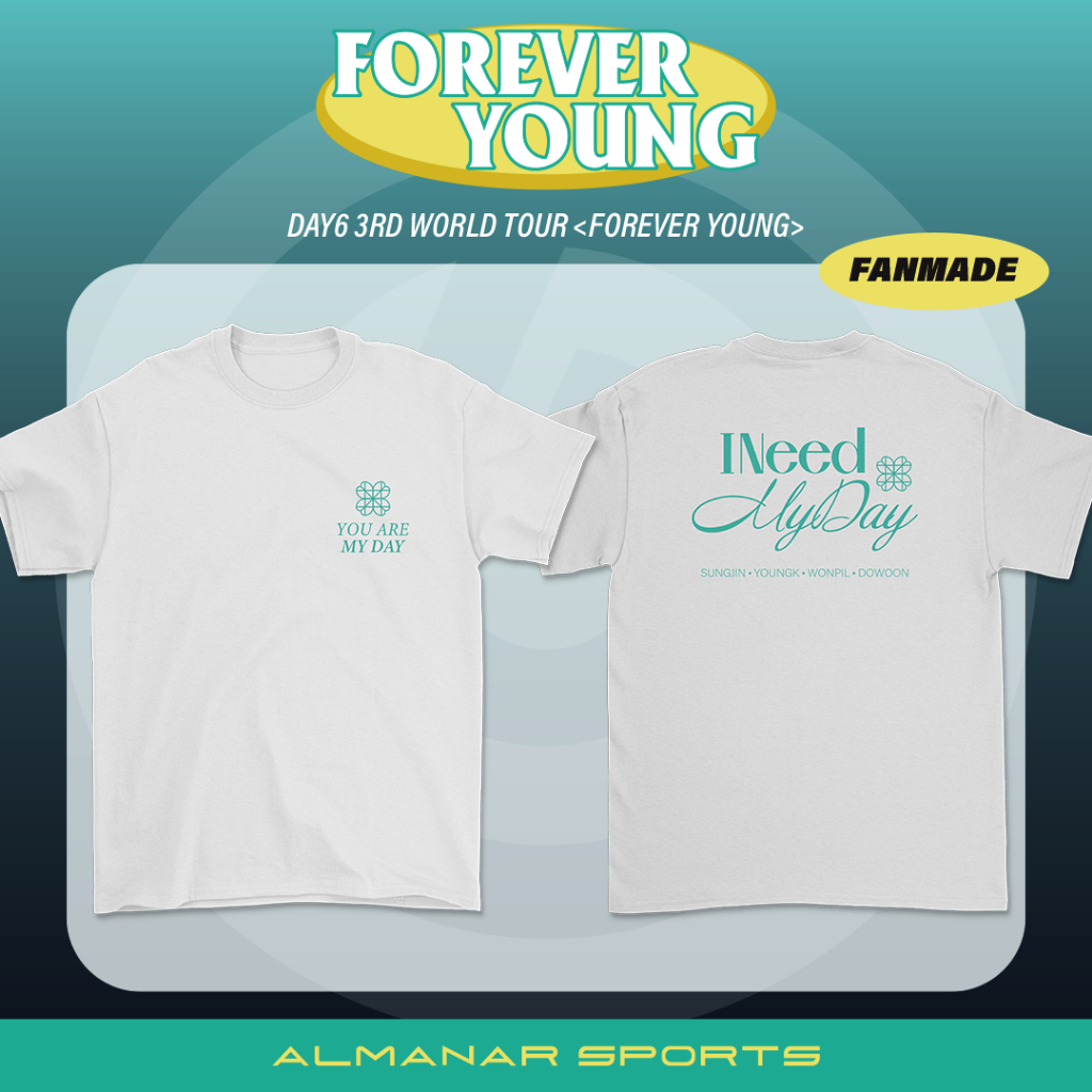 DAY6 CONCERT 3RD WORLD TOUR <FOREVER YOUNG> TSHIRT SHIRT