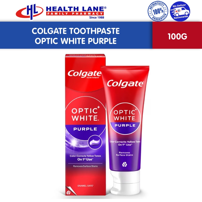 Colgate Optic White Purple (Toothpaste 100g) | Shopee Singapore