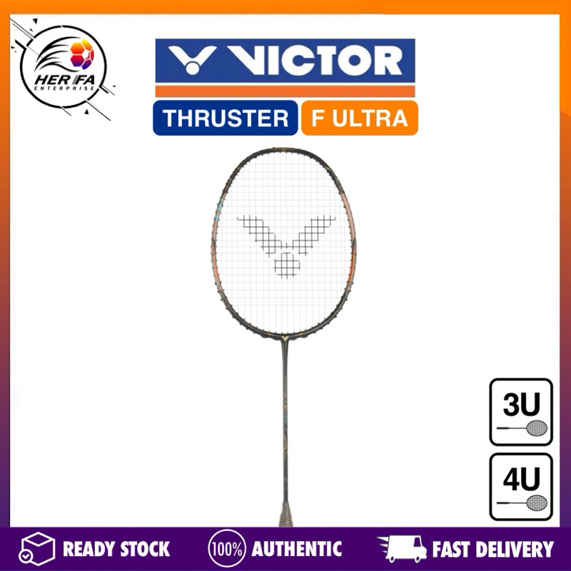 VICTOR Thruster F 隼 Ultra Professional Player Badminton Racket Mohammad ...