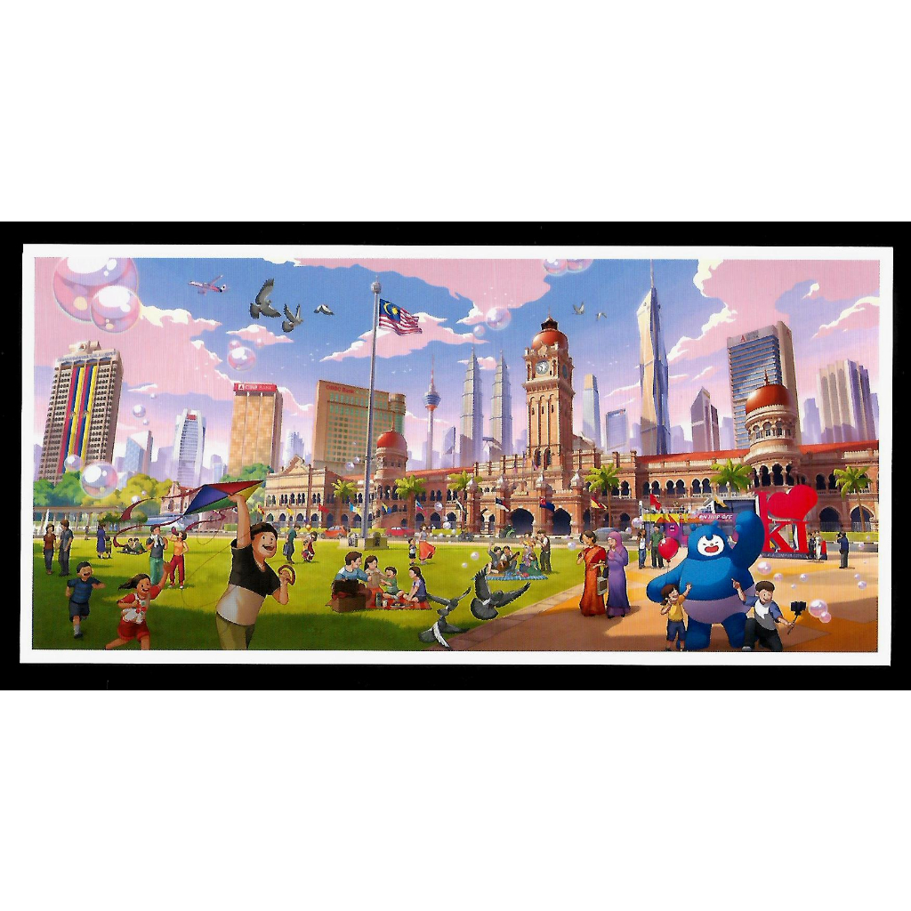 Postcard - Loka Made Panaroma City Scape Dataran Merdeka MPA9 | Shopee ...