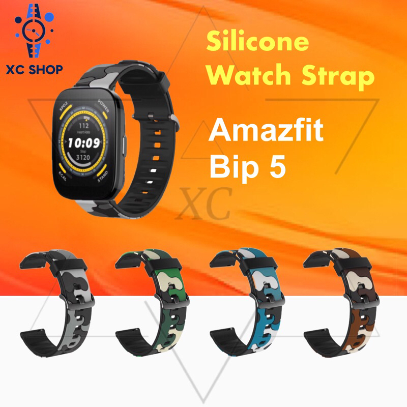 Amazfit bip hot sale orange strap