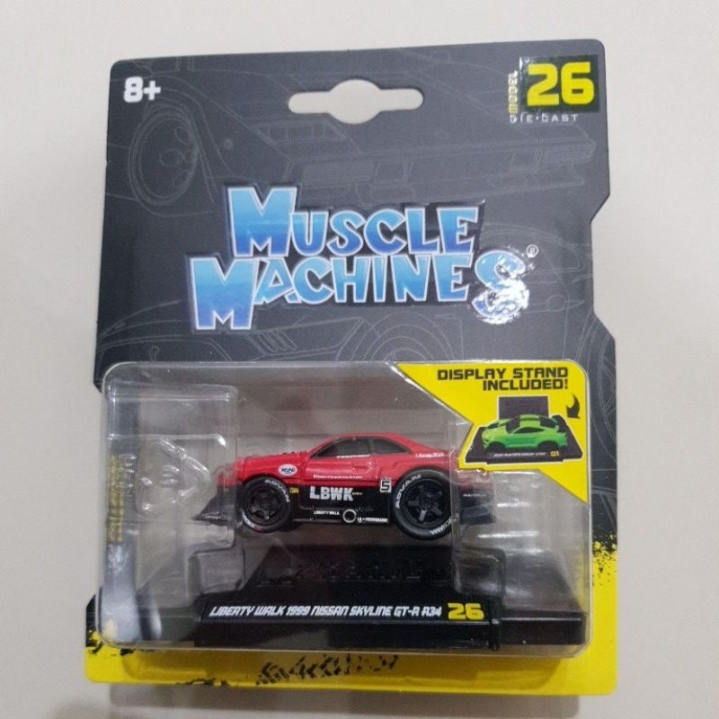 Muscle Machines Liberty Walk LBWK Nissan Skyline GTR R34 Shopee Singapore