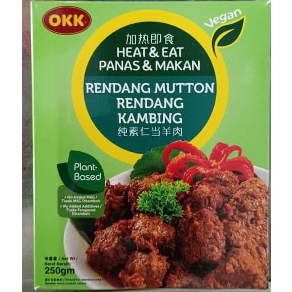 Okk Instant Rendang Dish Veg Rendang Mutton Meat(270g) | Shopee Singapore