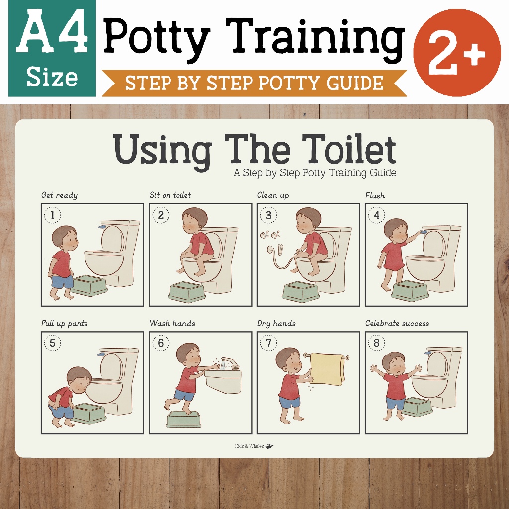 Step By Step Potty Training Guide, PECS, Toilet Training, Classroom ...