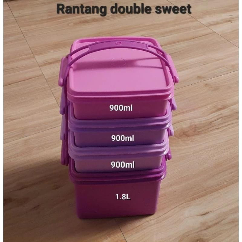 tupperware double sweet (1 set) | Shopee Singapore
