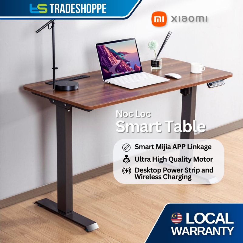 Xiaomi Mijia APP Noc Loc Smart Table Lifting Desk + Wireless Charging ...