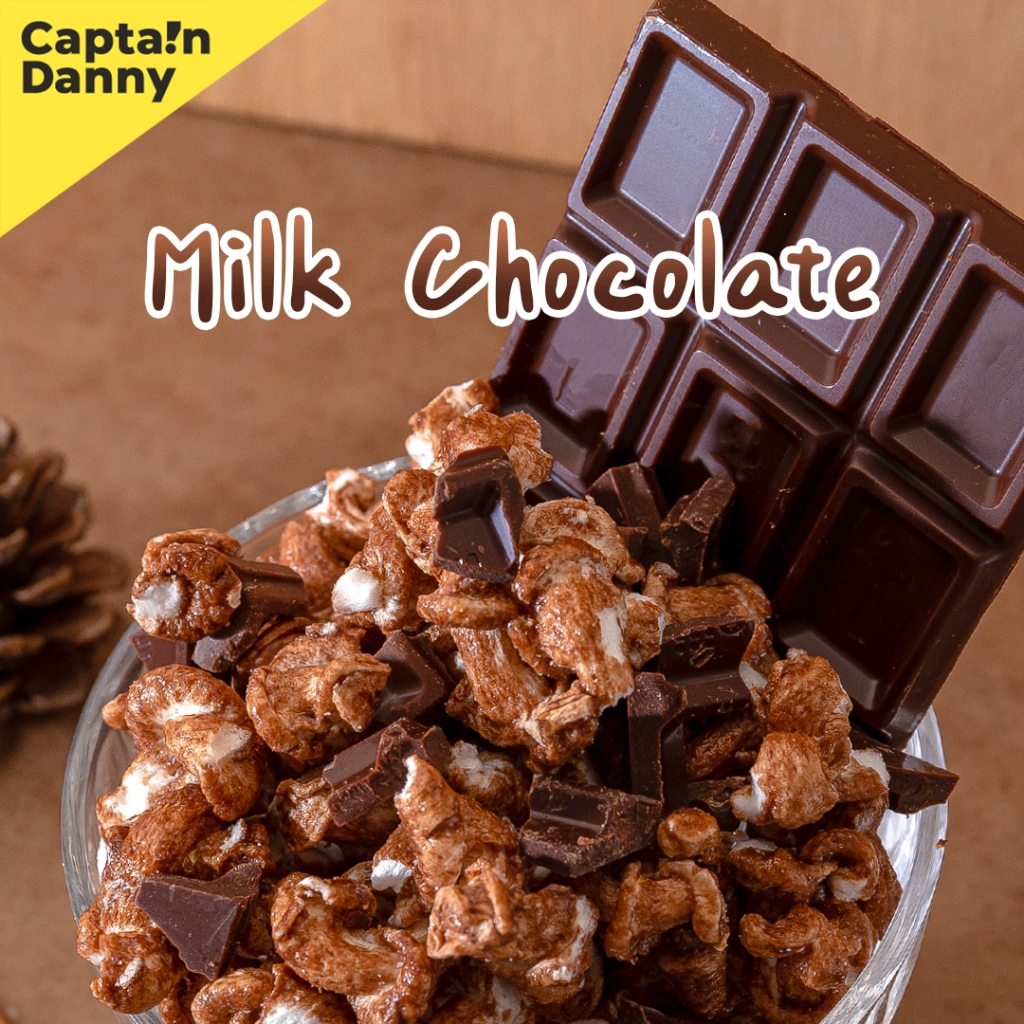 Captain Danny Rice Popcorn - Milk Chocolate Flavoured 100g 米的爆米花 米米花 ...