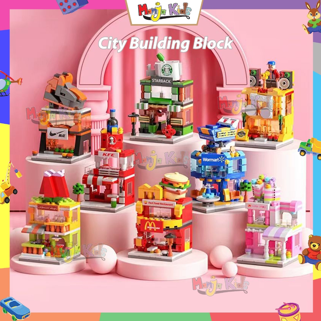 Ship in 24h City Street View Building Blocks Construction Toys For Kids ...